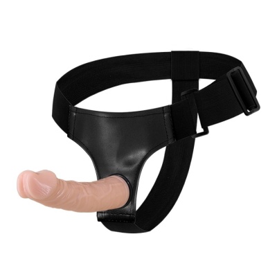 Strap-on dildo Passionate Harness z regulowaną uprzężą, 19 cm - 1