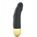 Wibrator Real Vibration S Black & Gold 2.0 - zakrzywiony profil punktu G, 16,2 cm - 1