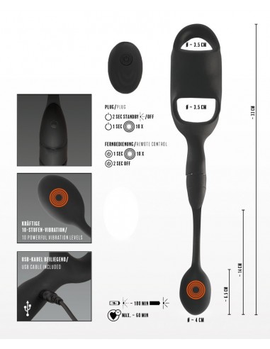 REBEL Cock ring with RC butt p