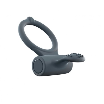 Pierścień erekcyjny Power Clit + z wibracyjną stymulacją łechtaczki, 43 mm x 63 mm - 1