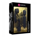 Masażer Kit Wanderful - różdżka 20 cm z 2 silikonowymi nakładkami 29 mm, 8 prędkości i 20 trybów - 9