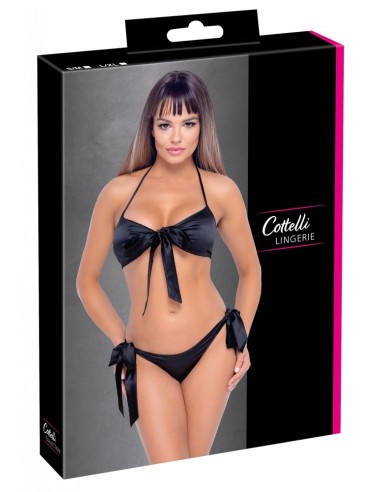 Bra and Briefs black S/M