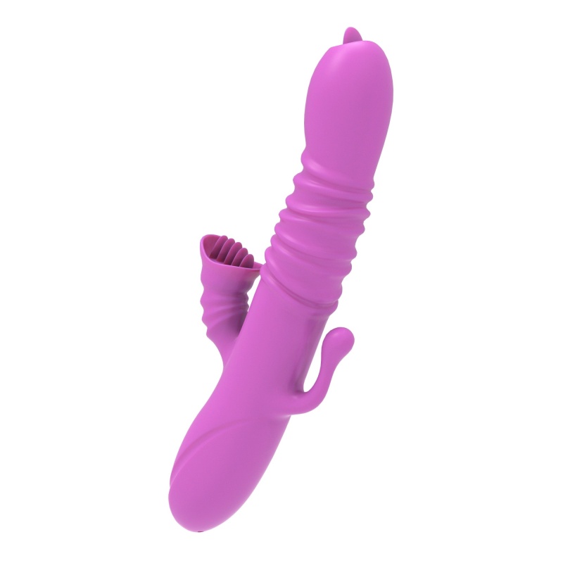 Wibrator Ada USB z potrójną stymulacją, 20 cm - 4