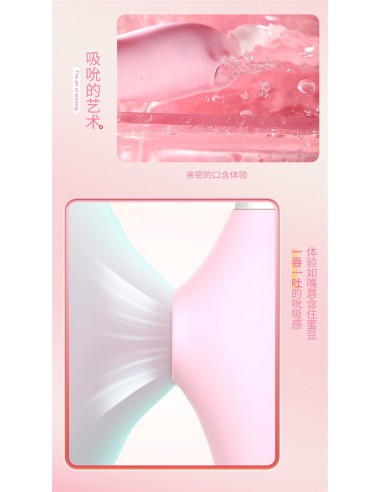 3 IN 1 clitoris suction vibration stick PINK