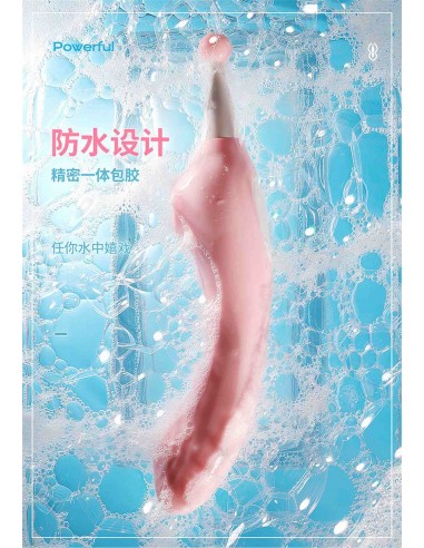 3 IN 1 clitoris suction vibration stick PINK