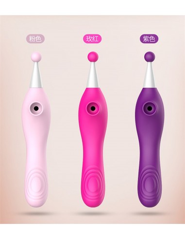 3 IN 1 clitoris suction vibration stick PINK