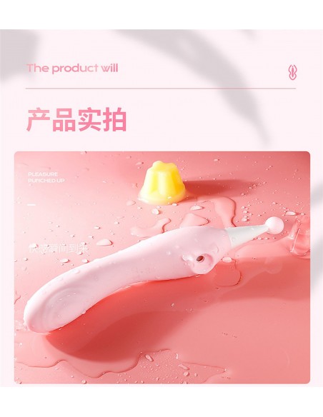 3 IN 1 clitoris suction vibration stick PINK