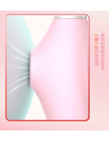 3 IN 1 clitoris suction vibration stick PINK