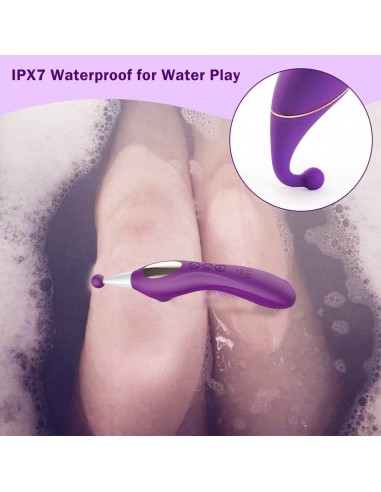 3 IN 1 clitoris suction vibration stick PURPLE