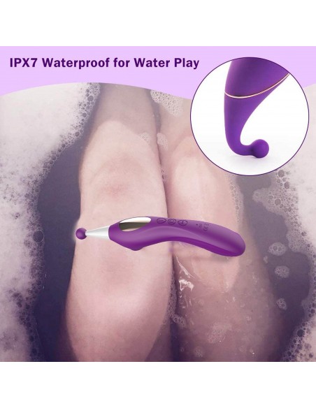 3 IN 1 clitoris suction vibration stick PURPLE