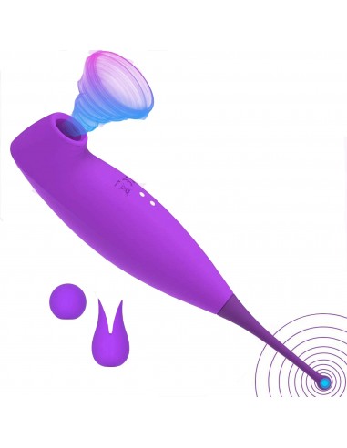 Clitoris Suction Vibration Stick PURPLE