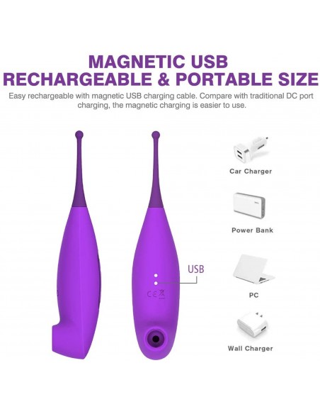 Clitoris Suction Vibration Stick PURPLE