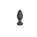 Korek analny treningowy Ultimate Anal Plug Training - 100% silikon, spiralny profil, rozszerzona podstawa - 1
