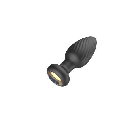 Korek analny treningowy Ultimate Anal Plug Training - 100% silikon, spiralny profil, rozszerzona podstawa - 3