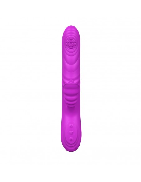 Wibrator-Angelia, USB 3 functions of thrusting / 20 vibrations Purple
