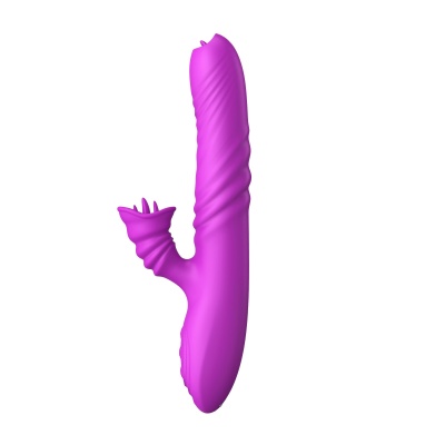 Wibrator Angelia z ruchem posuwisto-zwrotnym i rotacją, 21 cm - 1