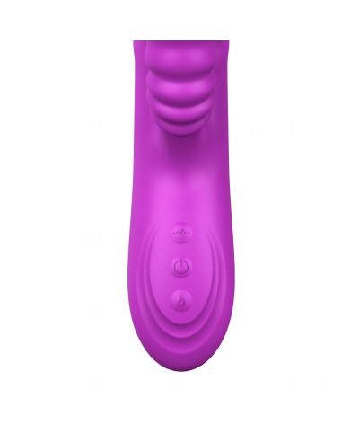 Wibrator-Angelia USB 3 functions of thrusting / 20 vibrations Purple