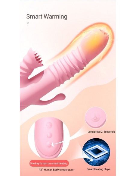 Wibrator-Ada USB -Pink