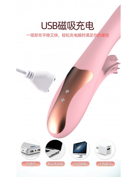 Wibrator-Lilo USB -Pink