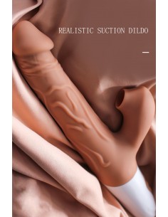 Realistic Thrusting Dildo with Suction Function 2