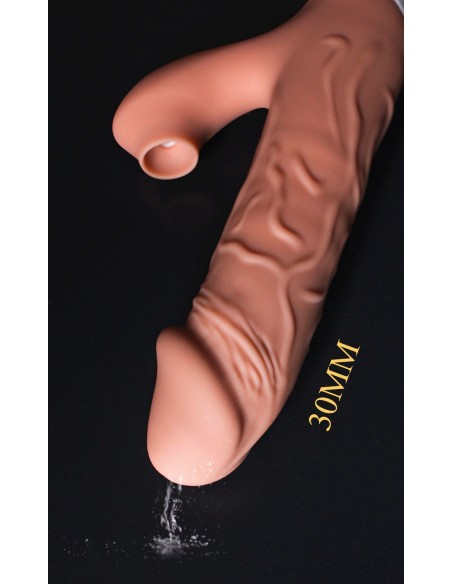 Realistic Thrusting Dildo with Suction Function