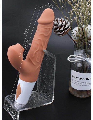Realistic Thrusting Dildo with Suction Function