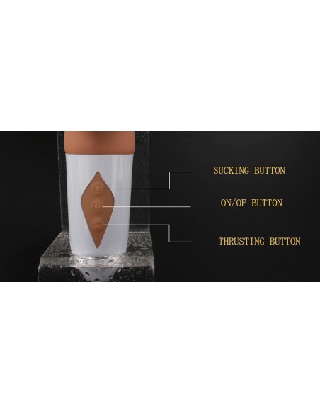 Realistic Thrusting Dildo with Suction Function