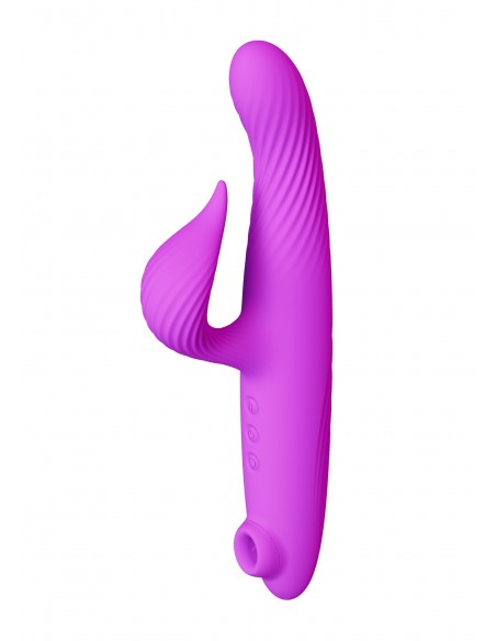 3 in 1 Thrusting Vibrator PURPLE