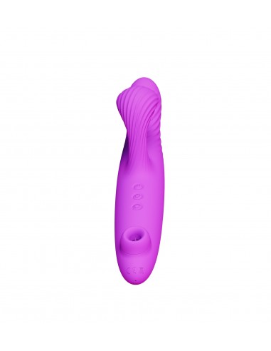 3 in 1 Thrusting Vibrator PURPLE
