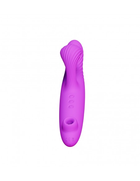 3 in 1 Thrusting Vibrator PURPLE