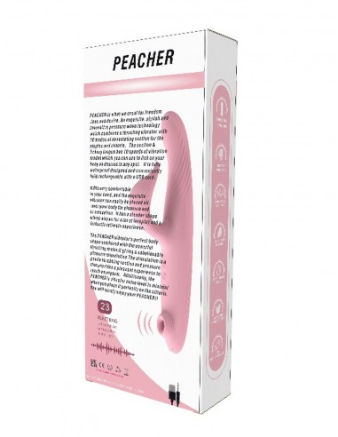 3 in 1 Thrusting Vibrator PURPLE