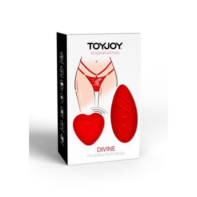 Wibrujące majtki Divine Panty Vibe ze stymulatorem łechtaczki i pilotem (9 cm) - 1 2