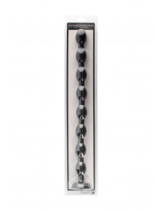 Ass Snake Beaded Dildo - 48 cm - Black