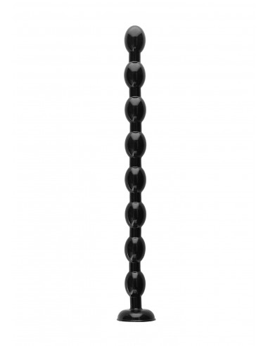 Ass Snake Beaded Dildo - 48 cm - Black