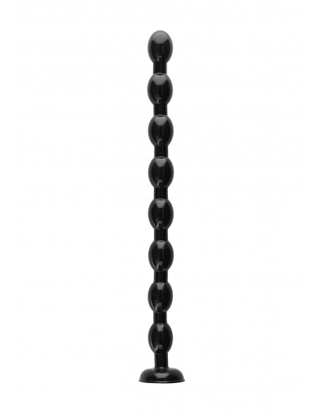 Ass Snake Beaded Dildo - 48 cm - Black