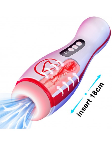 Masturbator - Vibrating  Masturbation Cup , 7 Suction Power, 7 Vibration Setting