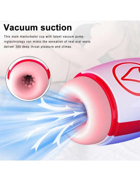 Masturbator - Vibrating  Masturbation Cup , 7 Suction Power, 7 Vibration Setting