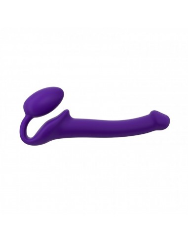 SEMI-REALISTIC BENDABLE STRAP-ON PURPLE - S