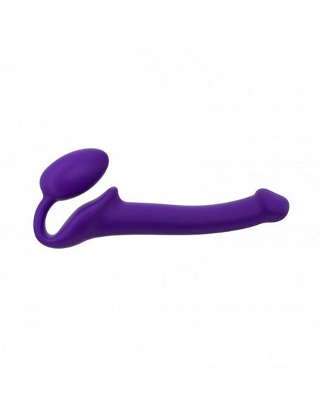 SEMI-REALISTIC BENDABLE STRAP-ON PURPLE - S