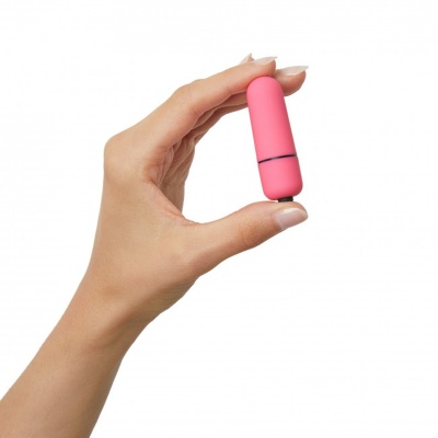Mini wibrator Danger Pink - 7 trybów wibracji, 5,8 x 1,75 cm - 1 2