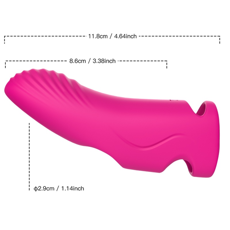 Stymulator Erotyczny Aurora Rose Czerwony Ze Sterowaniem - 3