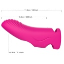 Stymulator Erotyczny Aurora Rose Czerwony Ze Sterowaniem - 3