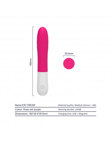 Wibrator 7 vibration function Rrose Red