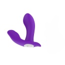 Wibrator do majtek Vee Purple - podwójna stymulacja punktu G i łechtaczki, silikon medyczny, 9,79 × 11,45 × 3,4 cm - 4