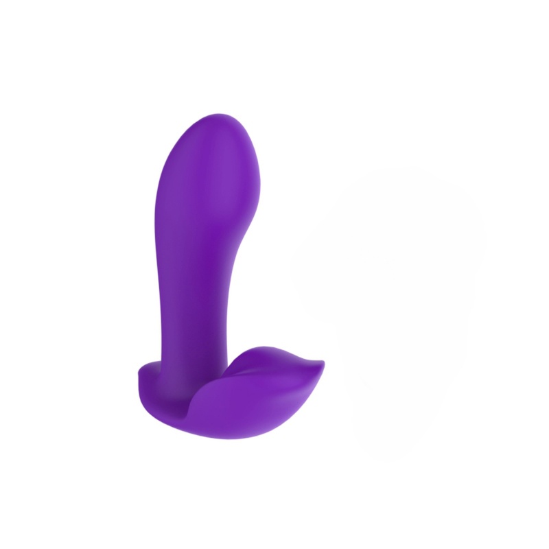 Wibrator do majtek Vee Purple - podwójna stymulacja punktu G i łechtaczki, silikon medyczny, 9,79 × 11,45 × 3,4 cm - 6