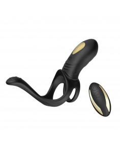 Ring Black 9 vibration function （With Remote） 