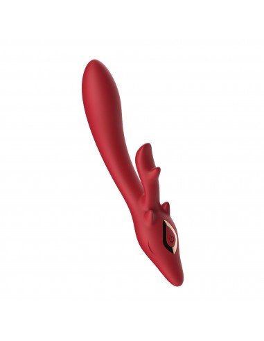 Wibrator- Vibrator silicone 2*8 vibration function Red