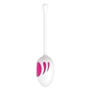 Kegel Ball Pink-purple - zestaw kulek z matowego silikonu medycznego, profil elipsoidalny bez szwów - 6