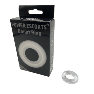 Pierścień erekcyjny Ring-Donut 1,5 cm przezroczysty - 1