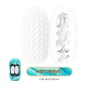 Masturbator HOT WAVE VENUS-X z wibracjami - 20 cm - 2